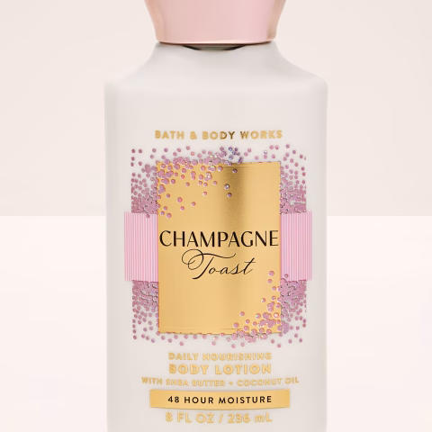 Champagne Toast BBW Daily Nourishing Body Lotion with Shea Butter and Coconut Oil 8oz