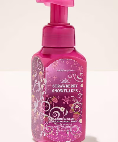 Strawberry Snowflakes BBW Gentle Foaming Hand Soap 8.75oz