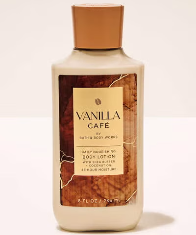Vanilla Cafe BBW Daily Nourishing Body Lotion with Shea Butter & Coconut Oil 8oz
