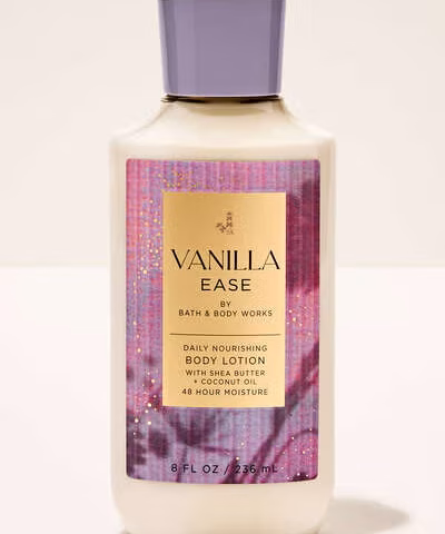 Vanilla Ease BBW Daily Nourishing Body Lotion with Shea Butter & Coconut Oil 8oz