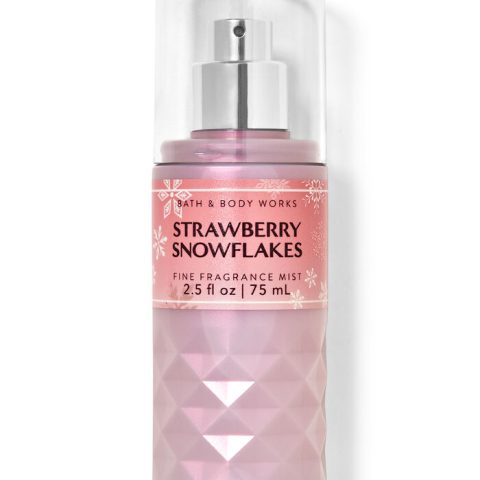 Strawberry Snnowflakes BBW Mini Travel Size Body Mist 2.5oz